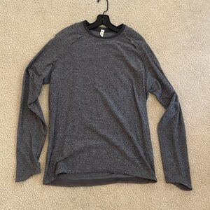 Lululemon Grey Long Sleeve crew Neck shirt